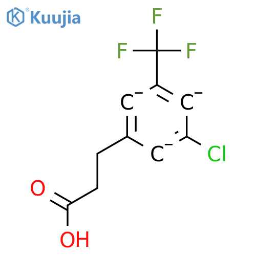 3-3-chloro-5-(trifluoromethyl)phenylpropanoic acid structure