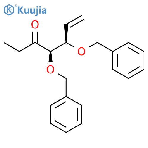 6-Hepten-3-one, 4,5-bis(phenylmethoxy)-, (4R,5R)- structure