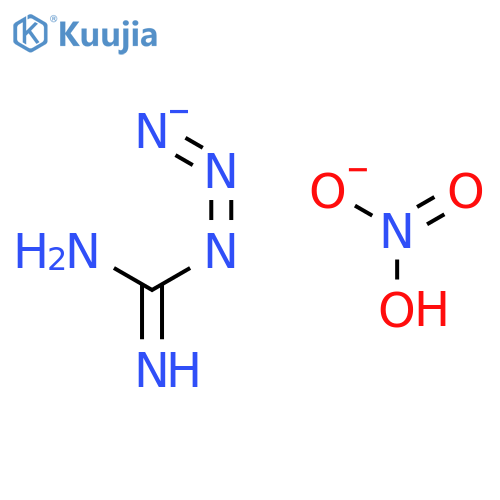 1-Diazoguanidine;nitric acid structure