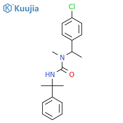 Urea, N-[1-(4-chlorophenyl)ethyl]-N-methyl-N'-(1-methyl-1-phenylethyl)- structure