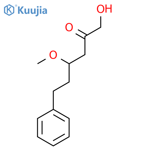 2-Hexanone, 1-hydroxy-4-methoxy-6-phenyl- structure