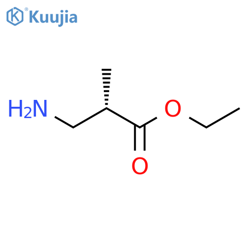 Propanoic acid, 3-amino-2-methyl-, ethyl ester, (2S)- structure