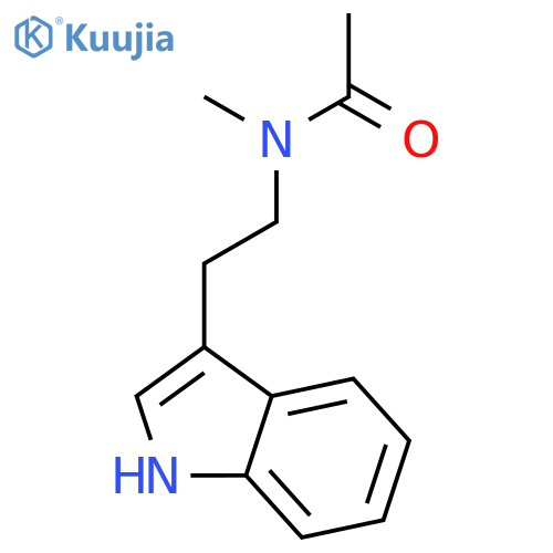 N-Acetyl-N-methyl-tryptamin structure