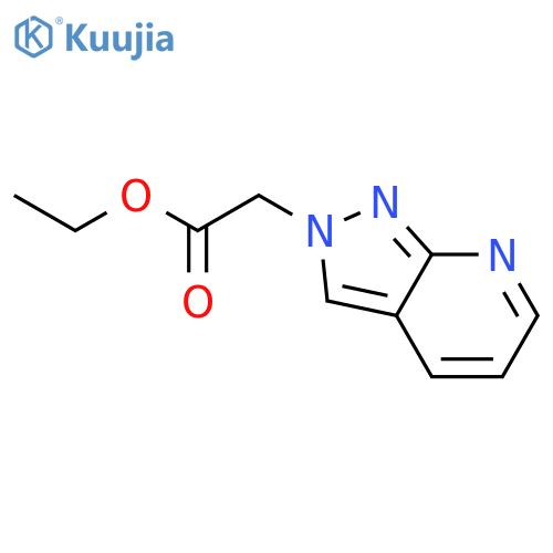 2H-Pyrazolo[3,4-b]pyridine-2-acetic acid, ethyl ester structure