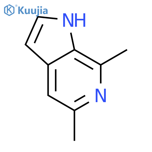 5,7-Dimethyl-6-azaindole structure
