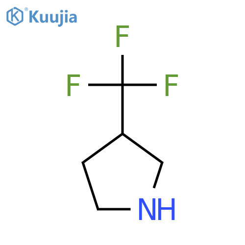 Pyrrolidine, 3-(trifluoromethyl)-, (3S)- structure