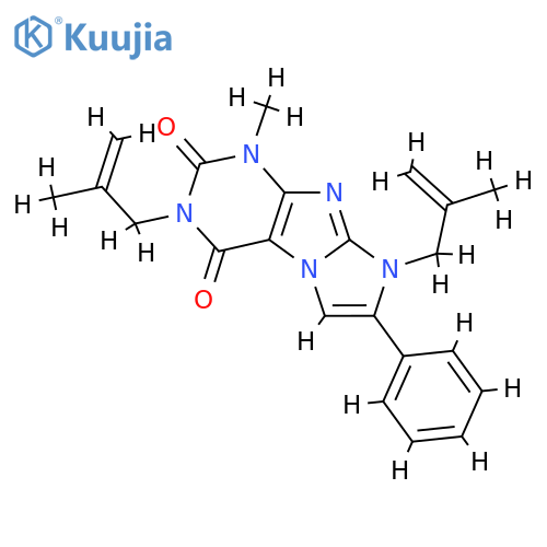 1-methyl-3,8-bis(2-methylprop-2-en-1-yl)-7-phenyl-1H,2H,3H,4H,8H-imidazo1,2-gpurine-2,4-dione structure