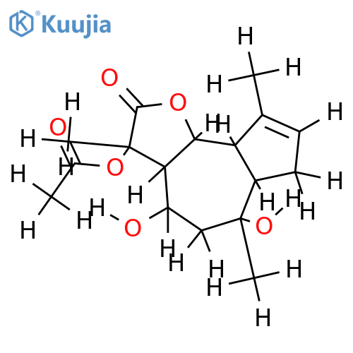 8alpha,10beta-dihydroxy-11alpha-acetoxyslov-3-enolide structure