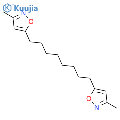 Isoxazole, 5,5'-(1,8-octanediyl)bis[3-methyl- structure