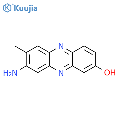 8-Amino-7-methyl-2-phenazinol structure