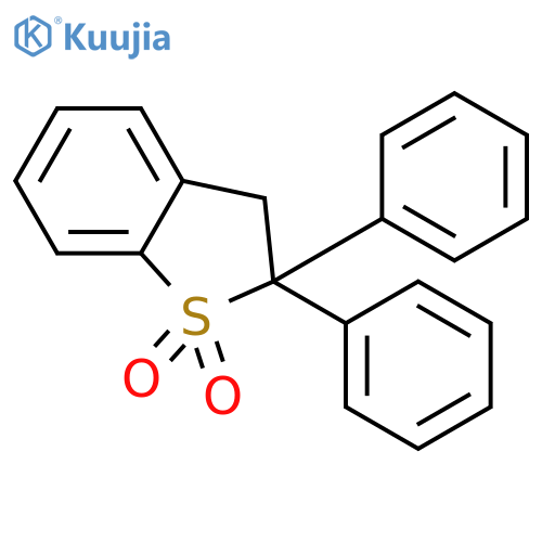 Benzo[b]thiophene, 2,3-dihydro-2,2-diphenyl-, 1,1-dioxide structure