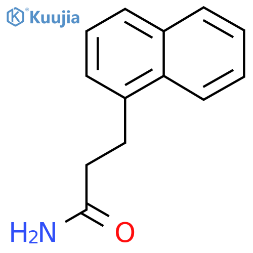 3-(Naphthalen-1-yl)propanamide structure