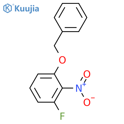 1-(Benzyloxy)-3-fluoro-2-nitrobenzene structure
