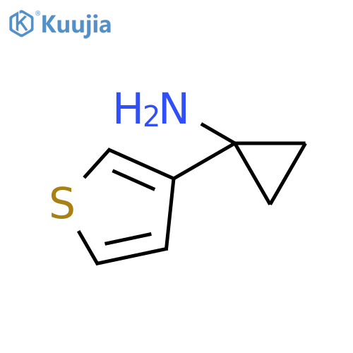 1-(thiophen-3-yl)cyclopropan-1-amine structure