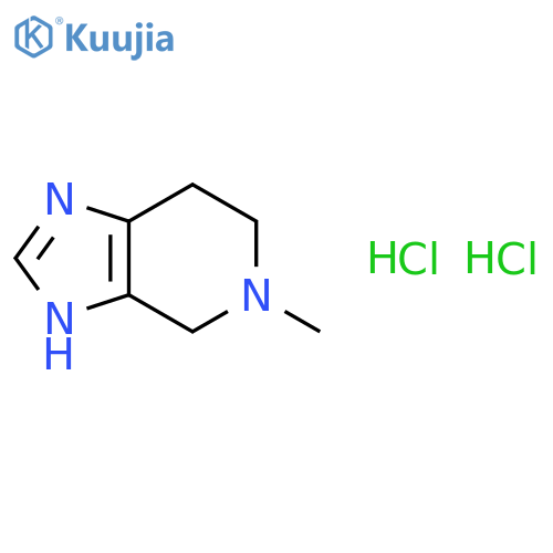 5-Methyl-4,5,6,7-tetrahydro-3H-imidazo[4,5-c]pyridine dihydrochloride structure
