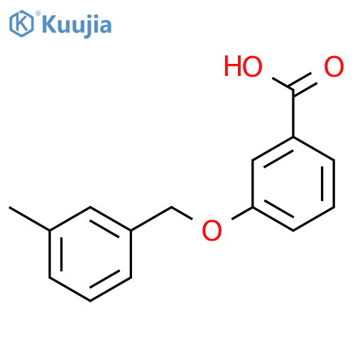 3-(3-Methylbenzyl)oxybenzoic acid structure