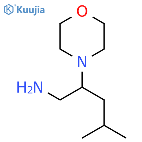4-methyl-2-(morpholin-4-yl)pentan-1-amine structure