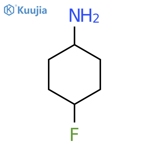 trans-4-fluorocyclohexan-1-amine structure