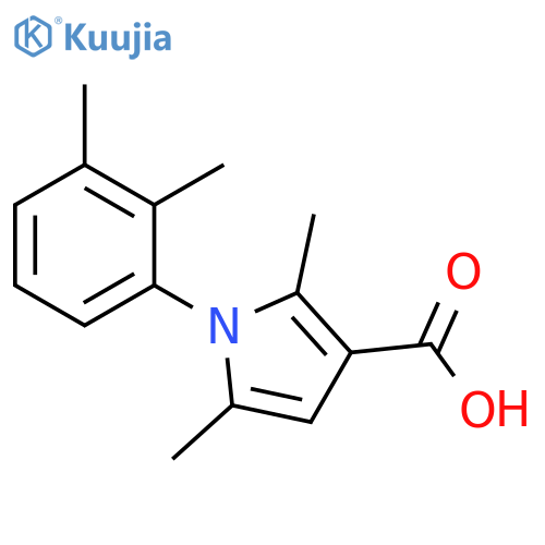 1-(2,3-dimethylphenyl)-2,5-dimethyl-1H-pyrrole-3-carboxylic acid structure