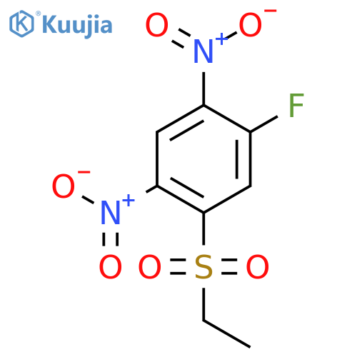 Benzene, 1-(ethylsulfonyl)-5-fluoro-2,4-dinitro- structure