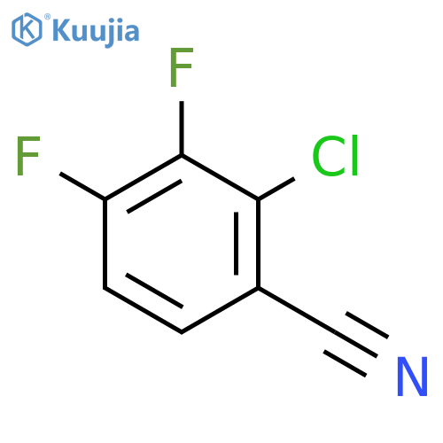2-Chloro-3,4-difluorobenzonitrile structure