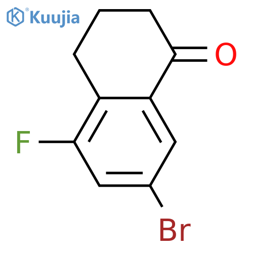 7-Bromo-5-fluoro-3,4-dihydronaphthalen-1(2H)-one structure