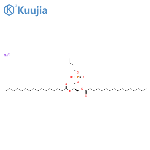 sodium,butyl [(2R)-2,3-di(hexadecanoyloxy)propyl] phosphate structure