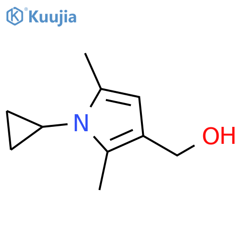 1H-Pyrrole-3-methanol, 1-cyclopropyl-2,5-dimethyl- structure