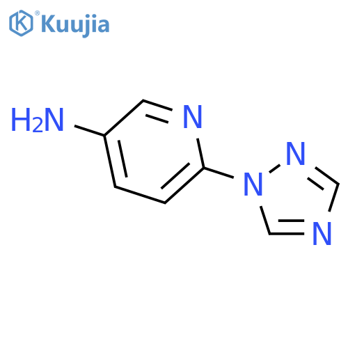 6-(1H-1,2,4-triazol-1-yl)pyridin-3-amine structure
