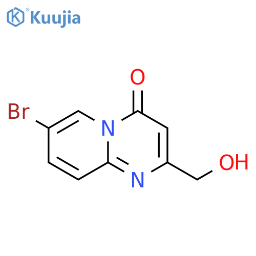 7-bromo-2-(hydroxymethyl)-4H-pyrido[1,2-a]pyrimidin-4-one structure