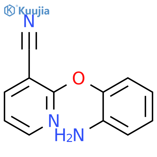 2-(2-aminophenoxy)pyridine-3-carbonitrile structure