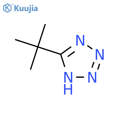 5-tert-butyl-1H-1,2,3,4-tetrazole structure