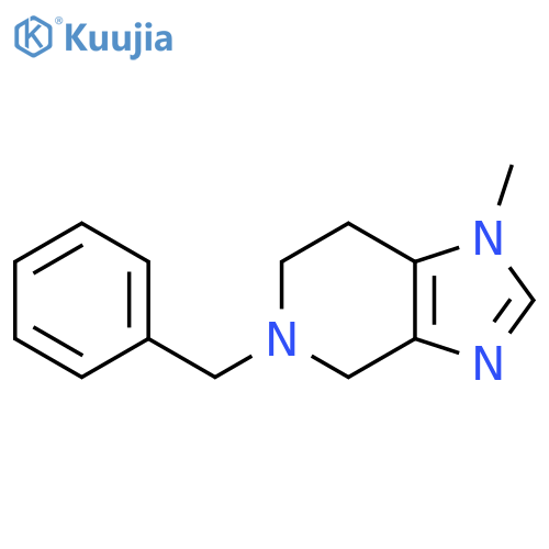 5-Benzyl-1-methyl-4,5,6,7-tetrahydroimidazo[4,5-c]pyridine structure