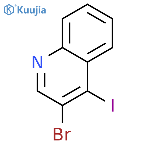 3-Bromo-4-iodoquinoline structure