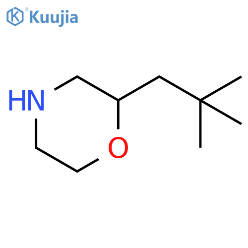 2-(2,2-dimethylpropyl)morpholine structure