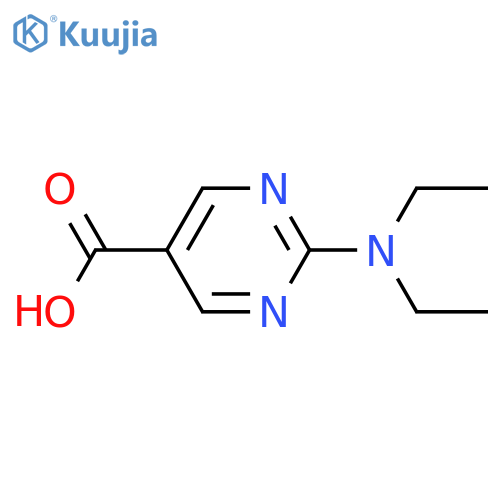 2-(diethylamino)pyrimidine-5-carboxylic acid structure