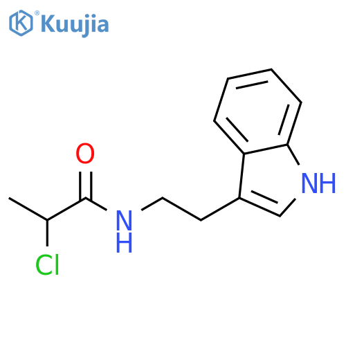 2-Chloro-N-2-(1H-indol-3-yl)ethylpropanamide structure