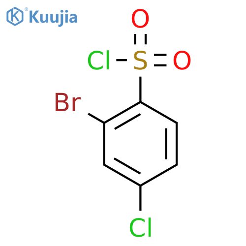 2-Bromo-4-chlorobenzenesulfonyl Chloride structure