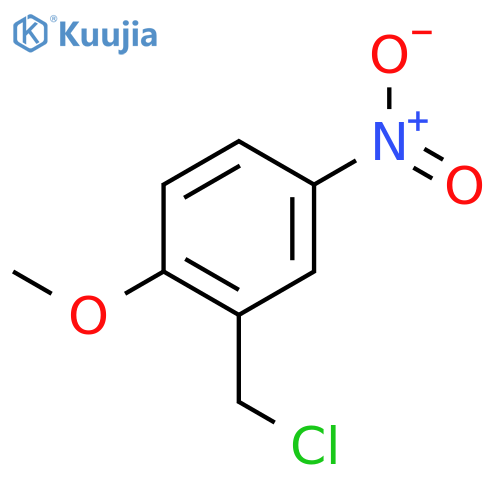 2-(chloromethyl)-1-methoxy-4-nitrobenzene structure