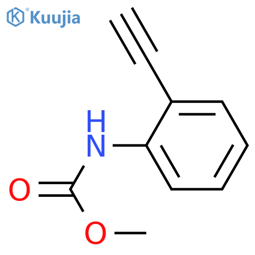Carbamic  acid,  N-(2-ethynylphenyl)-,  methyl  ester structure