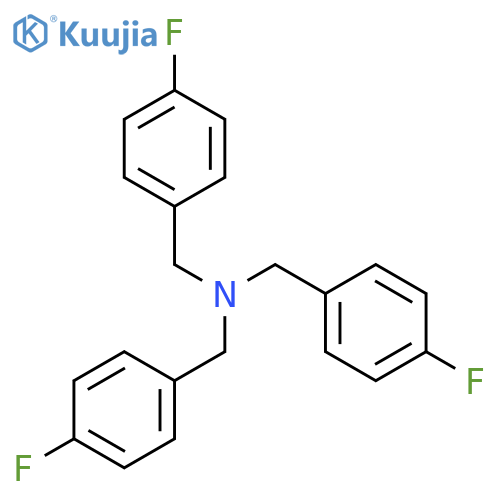 Tri(4-fluorobenzyl)amine structure