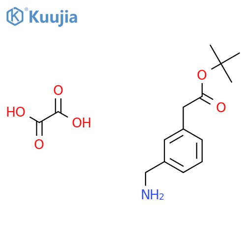 Tert-butyl 2-(3-(aminomethyl)phenyl)acetate oxalate structure