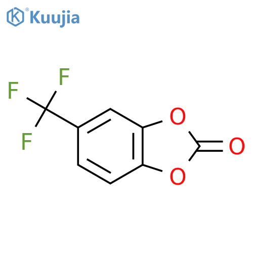 5-Trifluoromethyl-benzo[1,3]dioxol-2-one structure