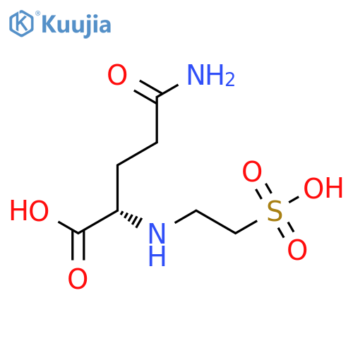 Glutamine, N-(2-sulfoethyl)- structure