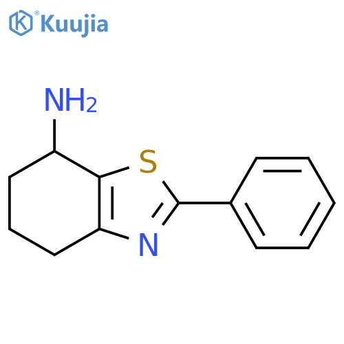 2-Phenyl-4,5,6,7-tetrahydro-1,3-benzothiazol-7-amine structure