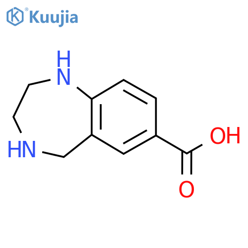 2,3,4,5-tetrahydro-1H-1,4-benzodiazepine-7-carboxylic acid structure
