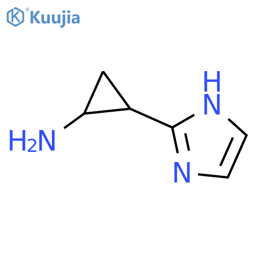2-(1H-imidazol-2-yl)cyclopropan-1-amine structure