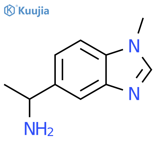 1-(1-methyl-1H-1,3-benzodiazol-5-yl)ethan-1-amine structure