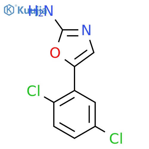 5-(2,5-dichlorophenyl)-1,3-oxazol-2-amine structure