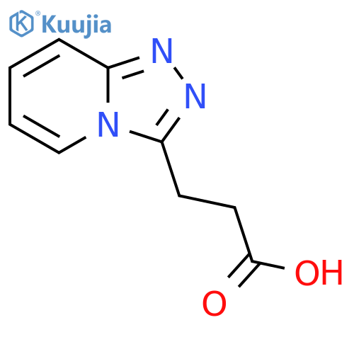 3-{[1,2,4]triazolo[4,3-a]pyridin-3-yl}propanoic acid structure